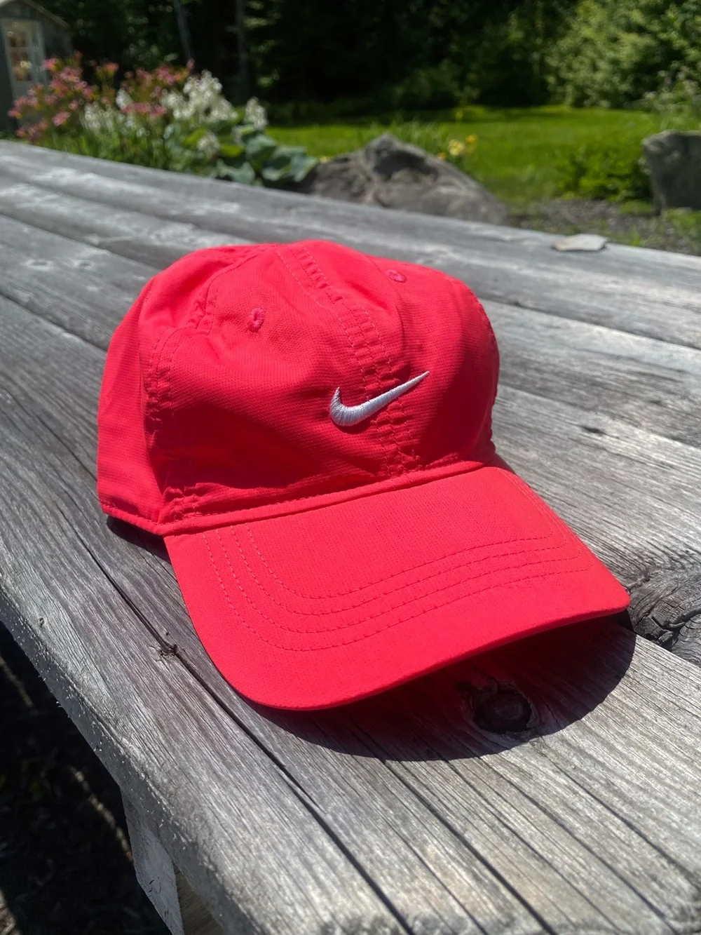 Nike Neon Pink Swoosh Base Cap